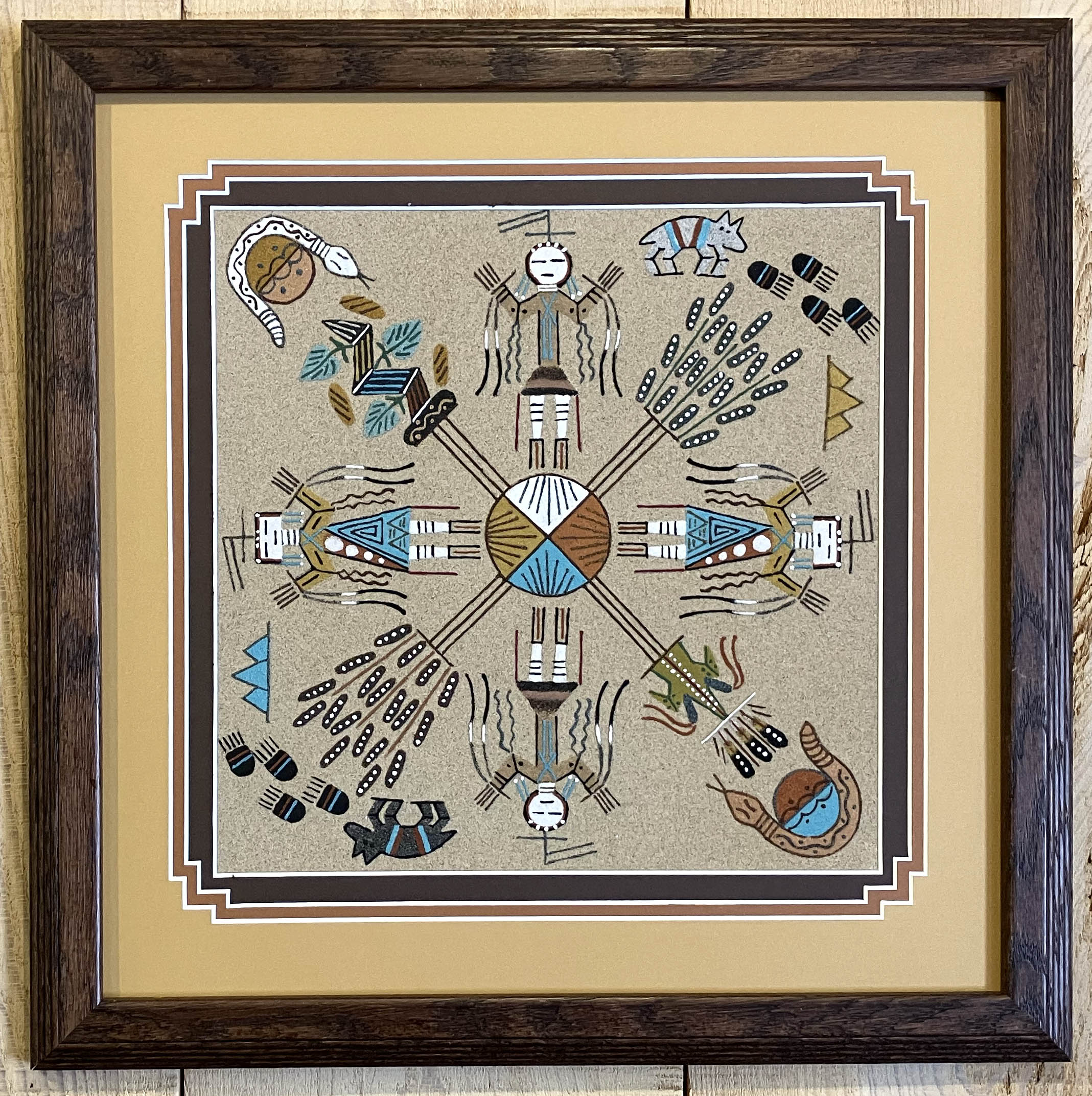 Herman Tom | Navajo Sandpainting | Penfield Gallery of Indian Arts | Albuquerque, New Mexico